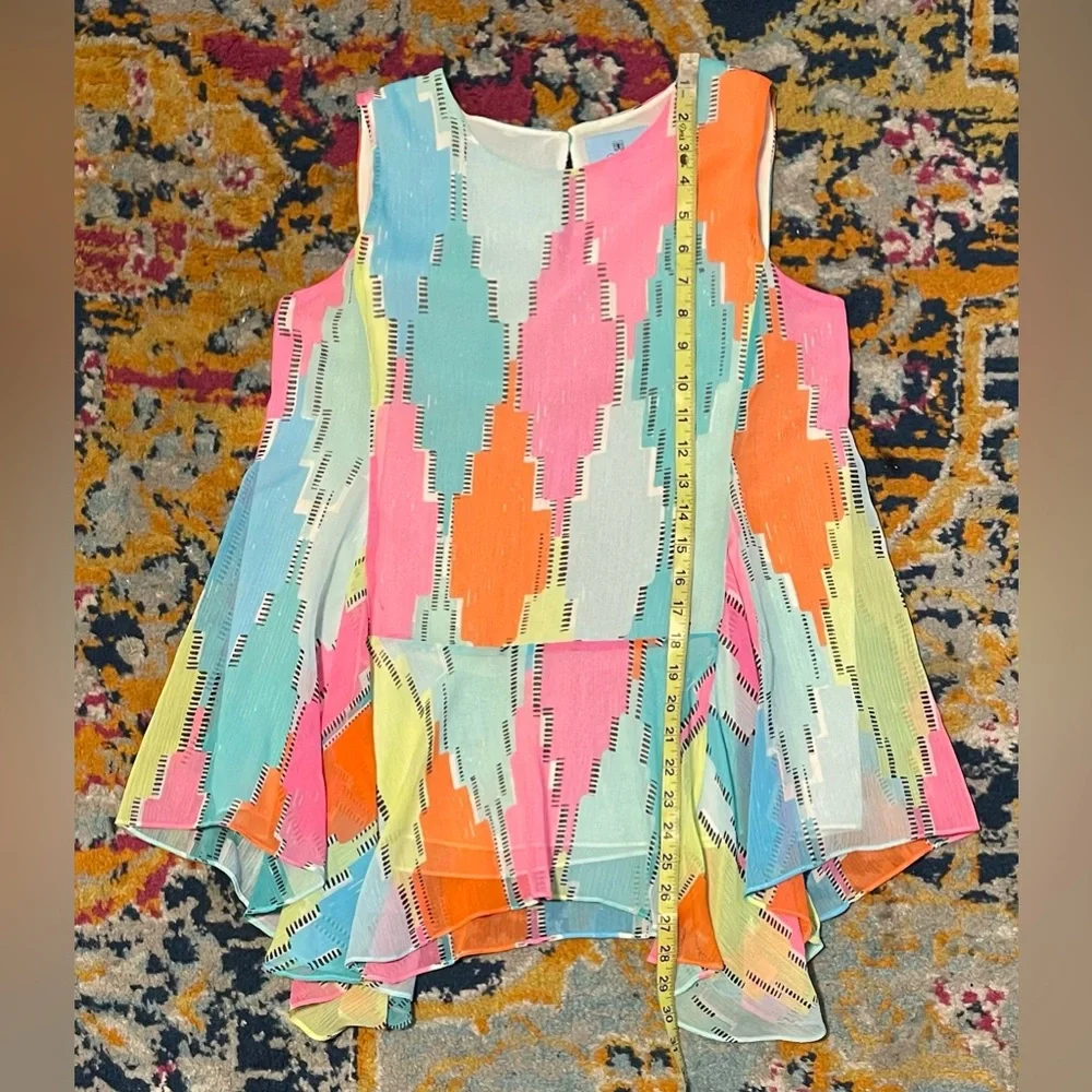 CeCe Colorful Tank Blouse 🥳 - Picture 4 of 5